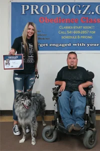 Medford basic obedience dog class